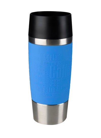 Buy Tefal  Travel Mug Light Blue Stainless Steel/Plastic 0.36 Litre Black/Silver/Blue in Saudi Arabia