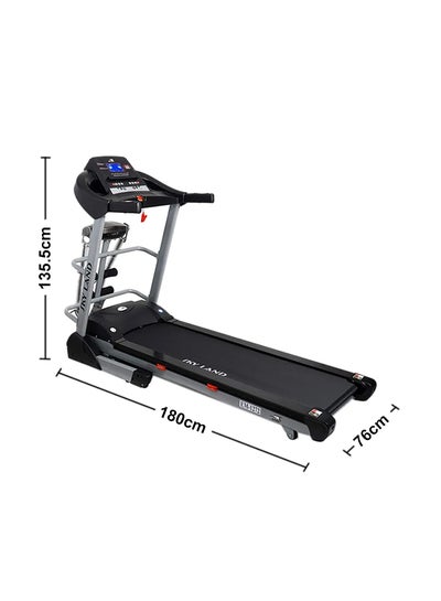 اشتري Fitness Motorized Treadmill With Auto Incline, Massager Belt And Bluetooth Speaker EM-1272 في الامارات
