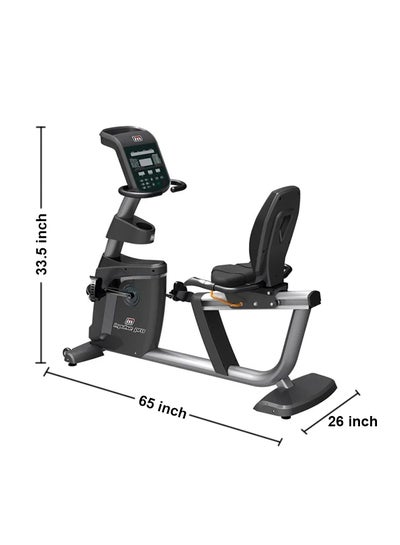 Buy Recumbent Bike With Touch Screen 65x26x33.5inch in UAE