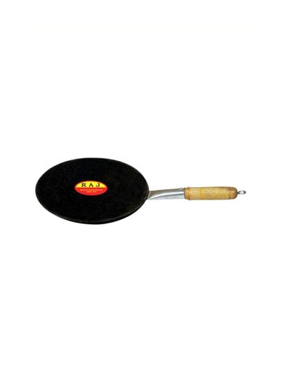 Buy Iron Tawa With Handle Black 29.5cm in UAE