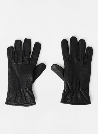 اشتري Jacroper Leather Gloves Black في السعودية