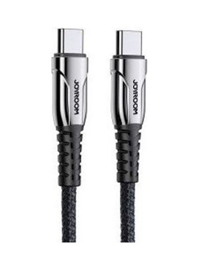 Buy Series 2021 Type C To C Type 60W Fast Cable Black in Egypt