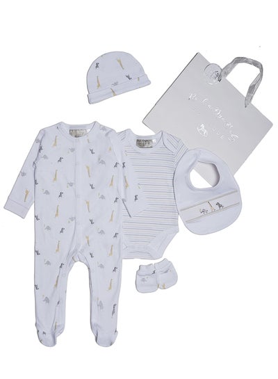 اشتري 5 Piece Baby Combo Set أبيض في السعودية