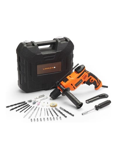 اشتري 37-Piece 710W Impact Drill Set Multicolour 13mm في السعودية