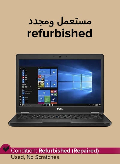 Buy Refurbished - Lattidue E5480 (2019) Laptop With 14-Inch Display, Intel Core i7 Processor/7th Gen/8GB RAM/256GB SSD/‎Nvidia GeForce MX130 English Black in UAE