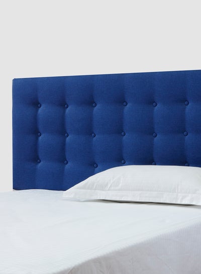 Buy Fabric Headboard - Queen Size Bed - Sydney Collection - Aegean Blue Color - Size 160 X 70 - Modern Home - Install Attach To Wall Aegean Blue 160 x 70cm in Saudi Arabia