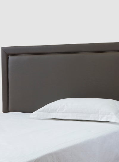 Buy Fabric Headboard - Queen Size Bed - Cambridge Collection - Dark Brown Color - Size 160 X 70 - Modern Home - Install Attach To Wall Dark Brown 160  x 70cm in Saudi Arabia