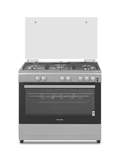 اشتري 5 Burner Gas Cooker 60 x 90 cm  ,1 year Warranty WCR950CI Silver في الامارات