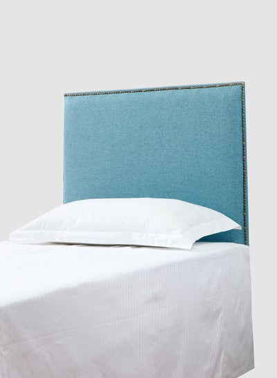 Buy Fabric Headboard - Twin Size Bed - Kansas Collection - Lagoon Blue Color - Size 90 X 70 - Modern Home - Install Attach To Wall Lagoon Blue 90 x 70cm in UAE
