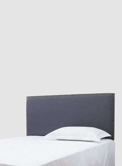 Buy Fabric Headboard - Queen Size Bed - Kansas Collection - Dark Ash Color - Size 160 X 70 - Modern Home - Install Attach To Wall Dark Ash 160 x 70cm in Saudi Arabia