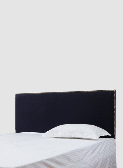 Buy Fabric Headboard - King Size Bed - Kansas Collection - Black Color - Size 180 X 70 - Modern Home - Install Attach To Wall Black 180 x 70cm in Saudi Arabia