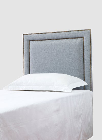 اشتري ظهر سرير منجد للمنزل العصري يتم تركيبه ويلتصق بالحائط من تشكيلة دبلن مناسب لسرير مقاس فردي بحجم 90 × 70 سم، لون رمادي كلاود في الامارات