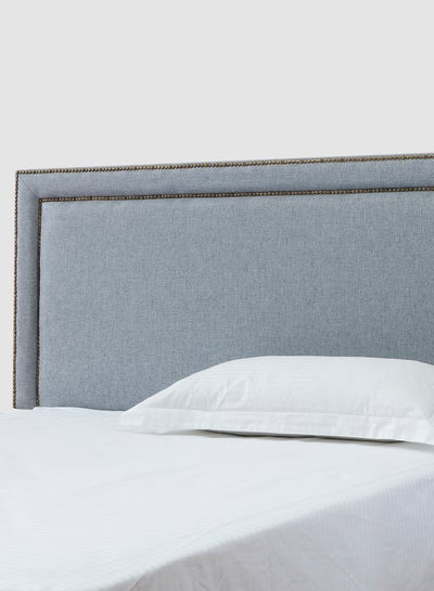 Buy Fabric Headboard - Queen Size Bed - Dublin Collection - Cloud Grey Color - Size 160 X 70 - Modern Home - Install Attach To Wall Cloud Grey 160 x 70cm in Saudi Arabia