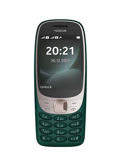 اشتري هاتف 6310 ثنائي الشريحة بذاكرة رام سعة 8 ميجابايت وذاكرة داخلية سعة 16 ميجابايت ويدعم تقنية 2G بلون أخضر داكن - إصدار الشرق الأوسط في مصر