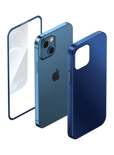 اشتري Mixed 360° Full Coverage Protective Phone Case Plus Screen Protector For Iphone 13 Pro Blue في مصر