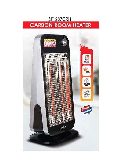 Buy Carbon Room Heater 900.0 W SF1287CRH BS Silver/Black in UAE