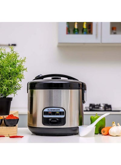 Buy Automatic Rice Cooker 2.2 L 900.0 W OMRC2432 Silver/Black in UAE