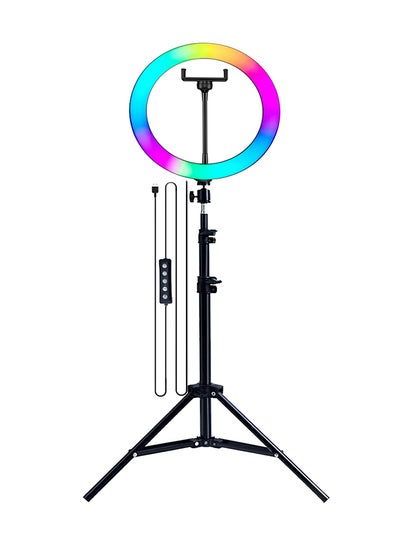 Buy Ring Light With Photography Stand Black in UAE