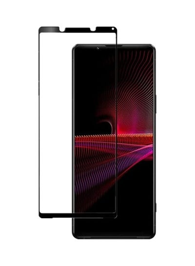 Buy Screen Protector HD Full Coverage For Sony Xperia 1 III Clear/Black in UAE