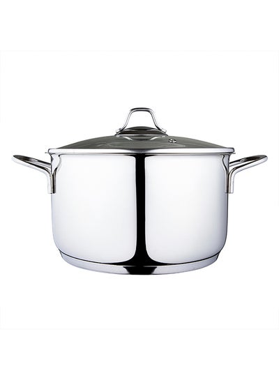 Buy Modernist Stock Pot Silver 24cm in UAE