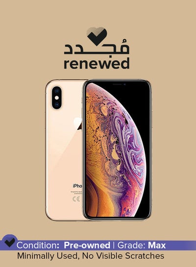 Renewed iPhone XS Max With Facetime Gold 64GB ROM 4G LTE price in