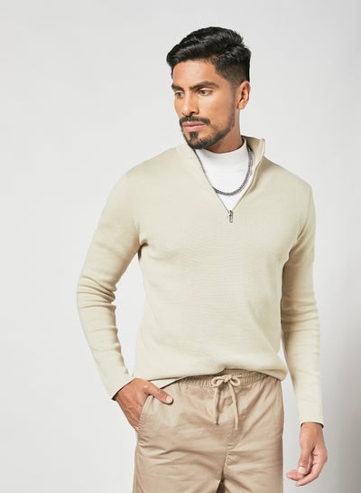 Buy Half Zip Pullover Pelican in Saudi Arabia