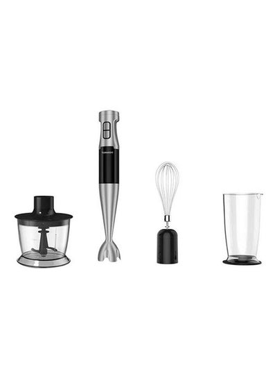 Buy Tornado Hand Blender With Stainless Steel Whisk HB-1000T-Black Black in Egypt