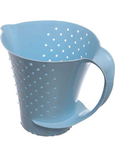 Buy Plastic Rice Strainer With Handle Blue in Egypt