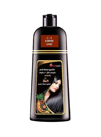 Buy C-4 Coffee 3 In 1 Hair Colouring Shampoo Black 500ml in Saudi Arabia