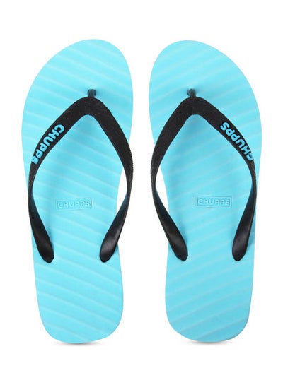 Buy Banana Leaf Flip Flops Blue Atoll/Black in UAE