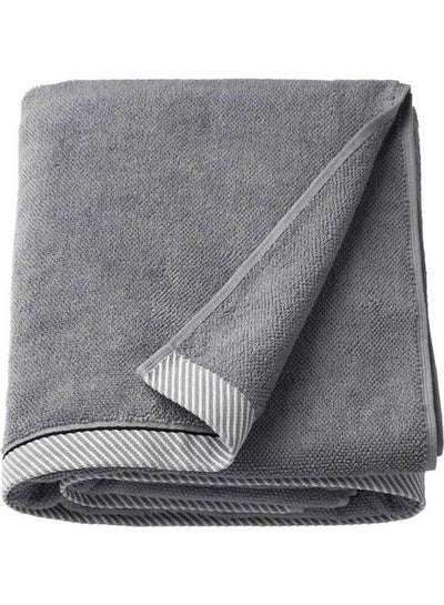 Buy Vikfjard Bath Sheet Grey 100*150cm in Egypt