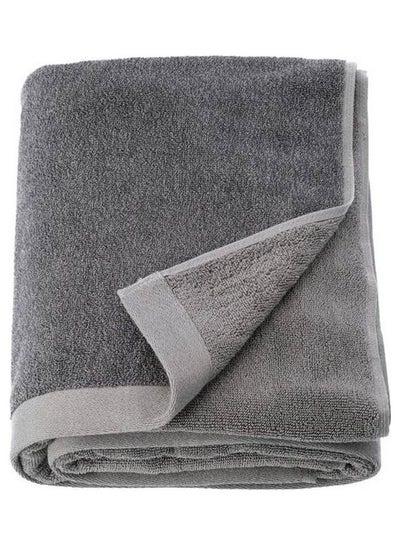 اشتري Himlean Bath Sheet Dark Grey 150*100cm في مصر