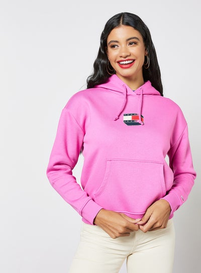 اشتري Boxy Hoodie Pink في الامارات