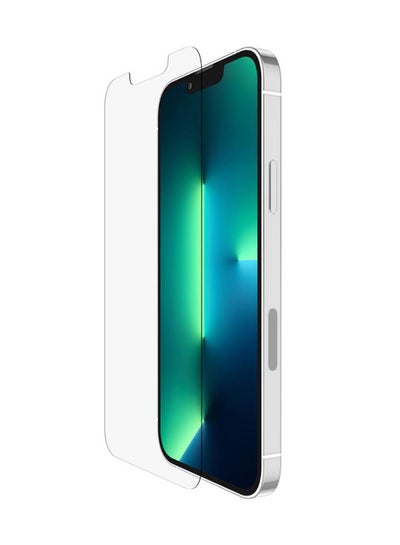 Buy Ultraglass Apple iPhone 14 Plus 6.7" /13 Pro Max Screen Protector-Edge To Edge Glass Protection With Anti Microbial Surface Clear in UAE
