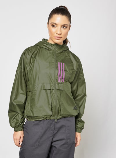 Buy Sportswear Wnd.Rdy Woven Jacket Green in Saudi Arabia