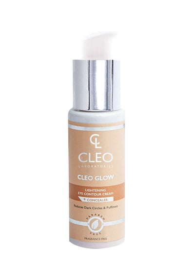 Buy CLEO Glow Lightening Eye Contour Cream, Concealer 40 ml White 30ml in Egypt