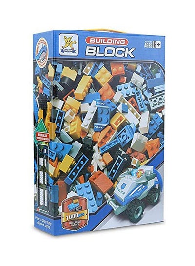 اشتري Diy Plastic Building Blocks With Police car For Unisex, Set Of 1000 Pieces في مصر