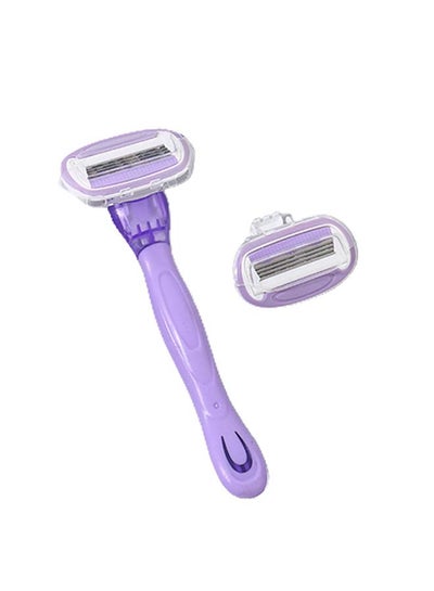 Buy Shaving Razor Purple/White in UAE