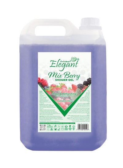 Buy Mix Berry Shower Gel with Moisturizing Effect Purple 5Liters in UAE