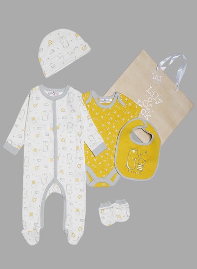 Buy 5 Piece Baby Combo Set Multicolour in Saudi Arabia