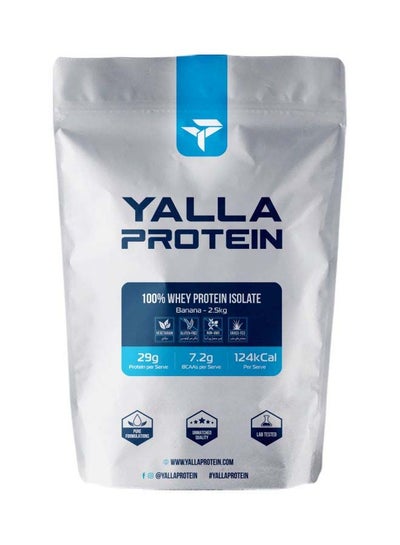 Buy 100% Grass-Fed Whey Protein Isolate - Banana - 2.5kg (76 servings) in UAE