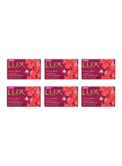 Buy Pack Of 6 Secret Bliss Perfumed Bar Soap 6x120grams in UAE