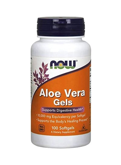 Buy Aloe Vera Gel Dietary Supplement - 100 Softgels in UAE