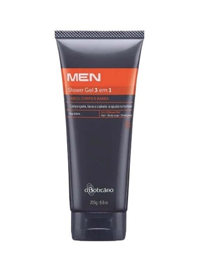 Buy Men 3-In-1 Hair, Body And Beard Shower Gel 205grams in UAE