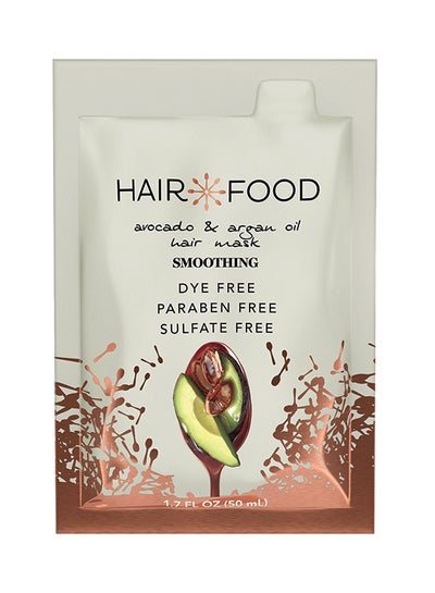 Buy Sulfate Free Hair Mask With Smoothing Argan Oil And Avocado 50ml in UAE