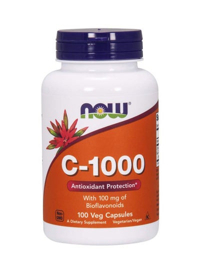 اشتري فيتامين C-1000 تركيز  100 ملج من 100 كبسولة نباتية في مصر