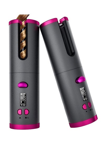 Buy Automatic Cordless Auto Hair Curler and LCD Display with Accessories in UAE