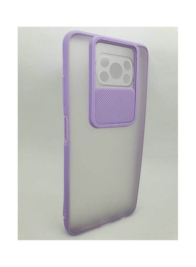 Buy Xiaomi Poco X3 Cover Push Pull Camera Protection Case Shockproof Purple in Egypt