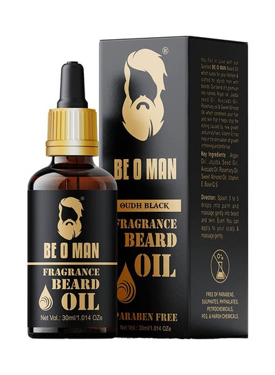 اشتري Oudh Black Fragrance Beard Oil 30ml في الامارات