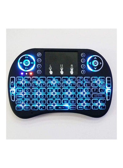 Buy Backlit Wireless Touchpad Keyboard Air Mouse Black in Egypt